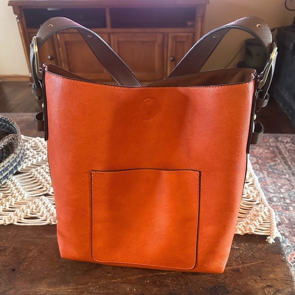 NWOT Burnt Orange Tote - Picture 2 of 7